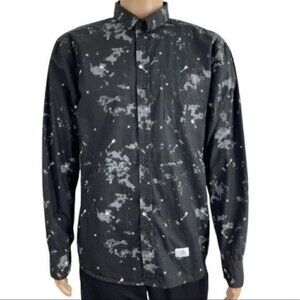 US VERSUS THEM button down arrows Long Sleeve shirt size XL